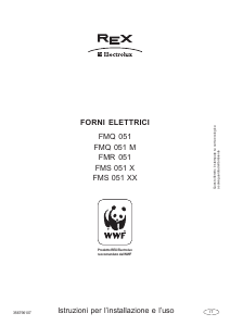 Manuale Electrolux-Rex FMS051XX Forno