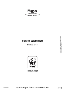Manuale Electrolux-Rex FMNC041X Forno