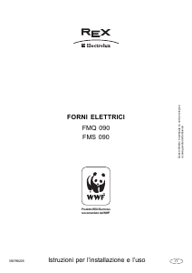 Manuale Electrolux-Rex FMQ090NE Forno
