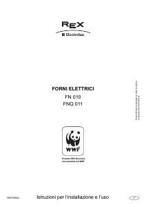 Manuale Electrolux-Rex FNQ011B Forno