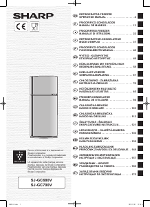 Instrukcja Sharp SJ-GC700V Lodówko-zamrażarka