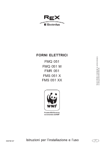 Manuale Electrolux-Rex FMQ051X Forno