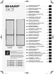 Mode d’emploi Sharp SJ-RM320T Réfrigérateur combiné