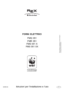 Manuale Electrolux-Rex FMQ051B Forno