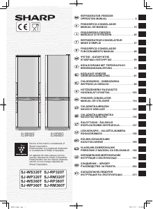 Manual Sharp SJ-RP360T Combina frigorifica