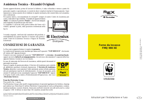 Manuale Electrolux-Rex FMQ990 Forno