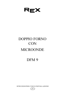 Manuale Rex DFM9NE Forno