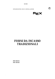 Manuale Rex FNT10CN Forno