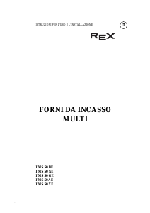 Manuale Rex FM550GE Forno