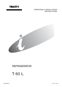 Manual Tricity T60L Refrigerator