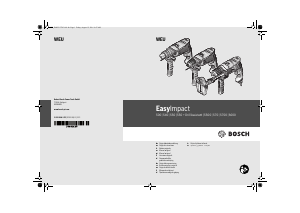 Kullanım kılavuzu Bosch EasyImpact 570 Darbeli matkap