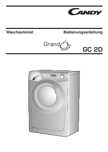 Bedienungsanleitung Candy GrandO Comfort GC 14102 D3 Waschmaschine