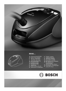 Manuale Bosch BSG61700RU Aspirapolvere