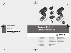 Manuál Bosch AdvancedDrill 18 Akušroubovák