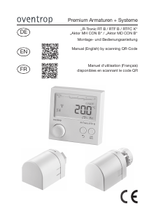 Bedienungsanleitung Oventrop R-Tronic RTF B Thermostat