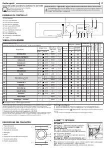 Manuale Hotpoint SS RPG 723 D IT Lavatrice