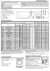 Руководство Hotpoint RSM 6029 S RU Стиральная машина