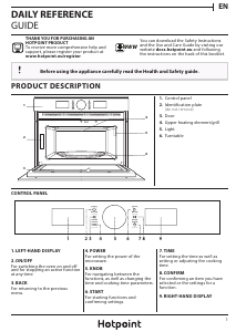 Manual Hotpoint MD 454 IX H Microwave