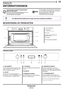 Bruksanvisning Hotpoint MD 764 IX HA Mikrovågsugn