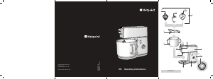 Manual Hotpoint KM 040 AX0 UK Stand Mixer