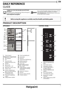 Manual Hotpoint SMP9 D2Z X H Fridge-Freezer