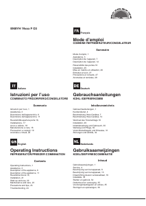 Manuale Hotpoint ENBYH 19323 FW O3 Frigorifero-congelatore