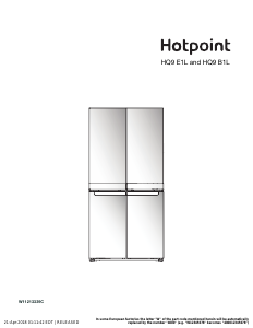 Manual Hotpoint HQ9 B1L Fridge-Freezer