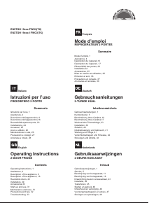 Manuale Hotpoint ENXTGH 19322.1FWO3(TK) Frigorifero-congelatore