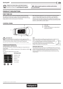 Handleiding Hotpoint HMCB 5050 AA.UK.1 Koel-vries combinatie