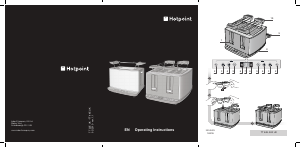 Handleiding Hotpoint TT 44E AX0 UK Broodrooster