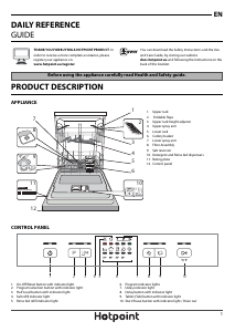 Manual Hotpoint HFC 2B19 SV UK Dishwasher