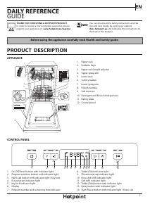 Handleiding Hotpoint HSFC 3M19 C UK Vaatwasser