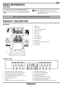 Handleiding Hotpoint HSFO 3T223 W X UK Vaatwasser