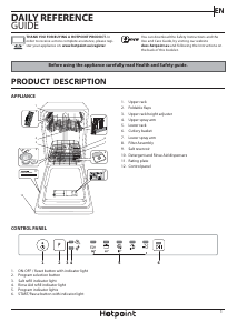 Handleiding Hotpoint HSIE 2B19 UK Vaatwasser