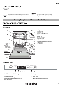 Handleiding Hotpoint HIC 3C26 WF UK Vaatwasser