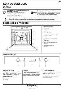 Manual Hotpoint FI6 861 SH IX HA Forno