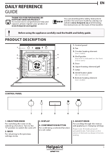 Manual Hotpoint FI7 861 SH BL HA Oven