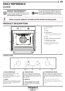 Manual Hotpoint FA2 544 JH IX HA Oven