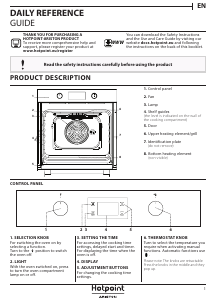 Manual Hotpoint FA3 540 JH BL HA Oven
