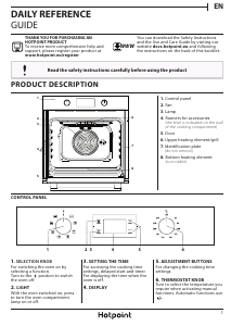 Handleiding Hotpoint SA2 544 C IX Oven