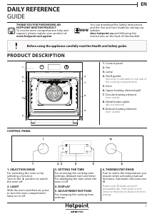 Manual Hotpoint FA2 844 JH IX HA Oven