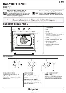 Bruksanvisning Hotpoint 2AF 534 H IX HA Ugn