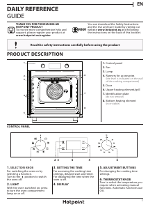 Manual Hotpoint SA3 544 C IX Oven