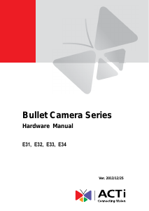 Handleiding ACTi E32 IP camera