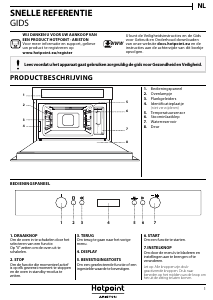 Handleiding Hotpoint MS 767 IX HA Oven