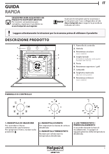 Manuale Hotpoint FID 834 H SL HA Forno