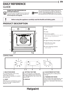 Manual Hotpoint SA2 540 H IX Oven