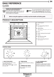 Handleiding Hotpoint FID 834 H CH HA Oven