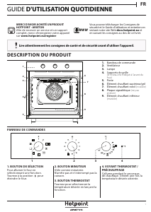 Mode d’emploi Hotpoint FA4 834 H IX HA Four