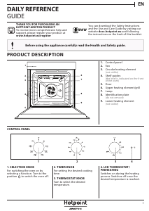 Manual Hotpoint FIT 834 IX HA Oven